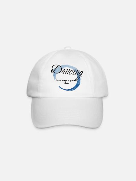 Dancing Dance Music - Baseballkappe - Weiß/Weiß