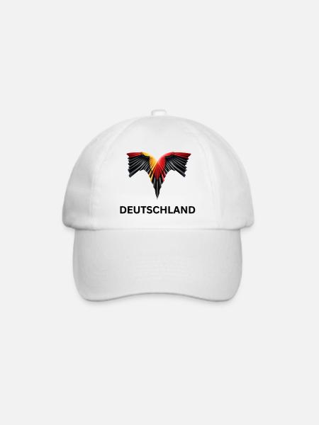 DEUTSCHLAND - Baseballkappe - Weiß/Weiß