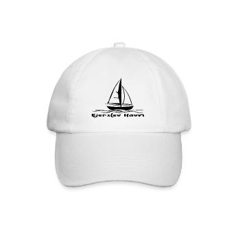 Ejerslev Havn Segelboot - Baseballkappe - Weiß/Weiß - Vorne