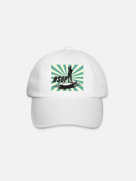 SUP - Baseballkappe - Weiß/Weiß