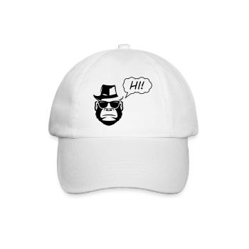 gorilla hi - Baseballkappe - Weiß/Weiß - Vorne
