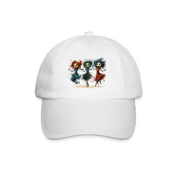 GHULE WOLLEN EINFACH NUR SPASS HABEN - Baseballkappe - Weiß/Weiß - Vorne