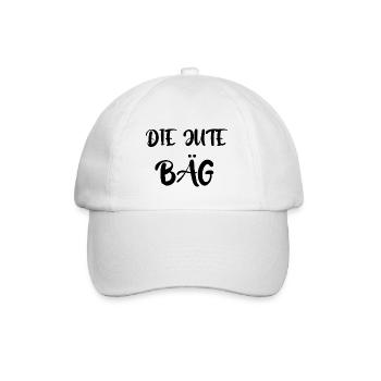 Die Jute Bäg - Baseballkappe - Weiß/Weiß - Vorne