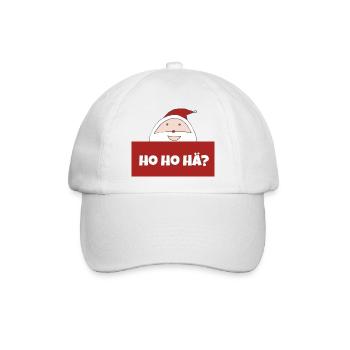 weihnachtsmann hohohä - Baseballkappe - Weiß/Weiß - Vorne