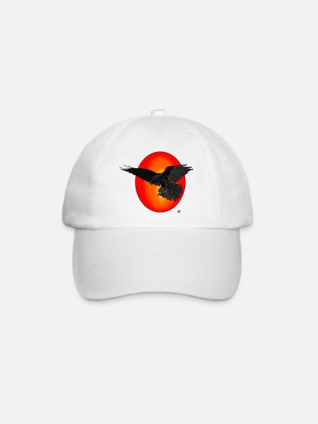 Rabe - Baseballkappe - Weiß/Weiß