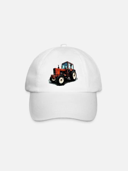 Belarus MTS 550 - Baseballkappe - Weiß/Weiß