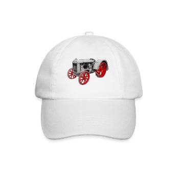 Traktor Model F - Baseballkappe - Weiß/Weiß - Vorne