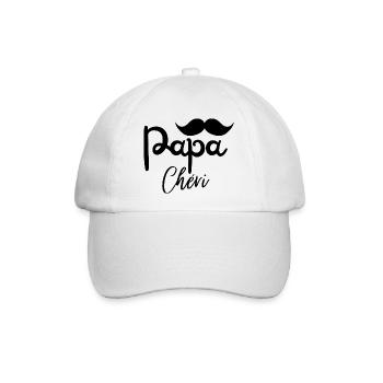 Lieber Papa - Baseballkappe - Weiß/Weiß - Vorne