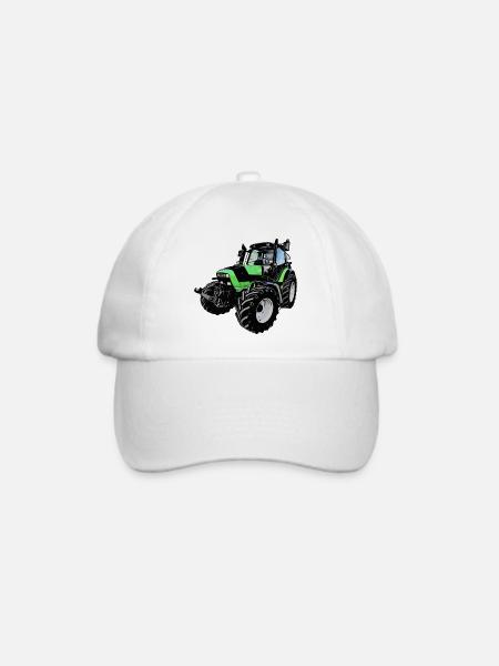 Agrotron M600 - Baseballkappe - Weiß/Weiß