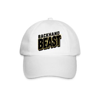 Tennis Shirt Backhand Rückhand Beast - Baseballkappe - Weiß/Weiß - Vorne