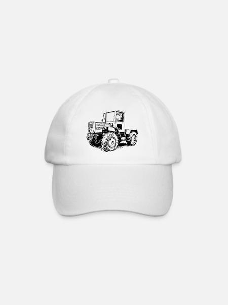 MB trac 800 - Baseballkappe - Weiß/Weiß