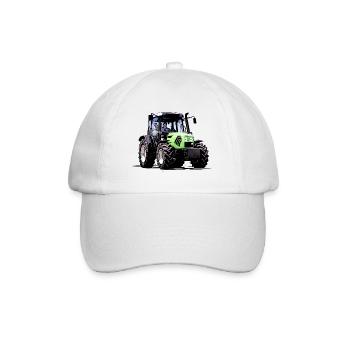 Fahr den Deutz Traktor 60 70 80 | Agro - Baseballkappe - Weiß/Weiß - Vorne