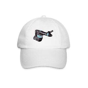 Akku-Stemmhammer - Baseballkappe - Weiß/Weiß - Vorne