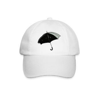 Regenschirm - Baseballkappe - Weiß/Weiß - Vorne