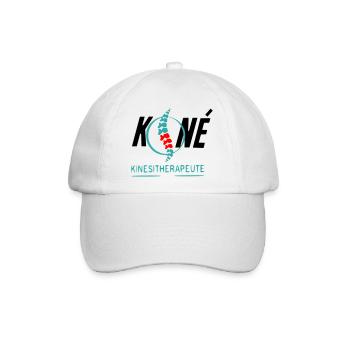 Physiotherapeut - Baseballkappe - Weiß/Weiß - Vorne