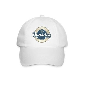 Surf and Boarder Label - Baseballkappe - Weiß/Weiß - Vorne