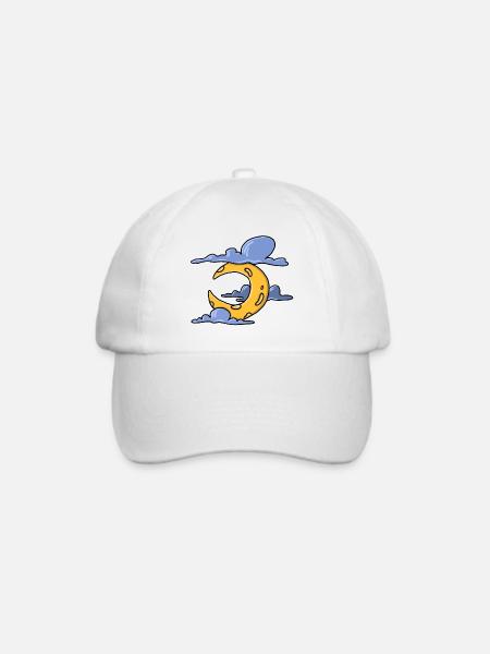 Schlaf gut - Baseballkappe - Weiß/Weiß