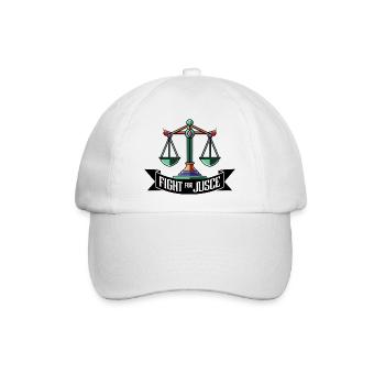 KAMPF FÜR GERECHTIGKEIT - Baseballkappe - Weiß/Weiß - Vorne