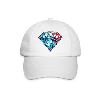 Diamant - Baseballkappe - Weiß/Weiß - Vorne