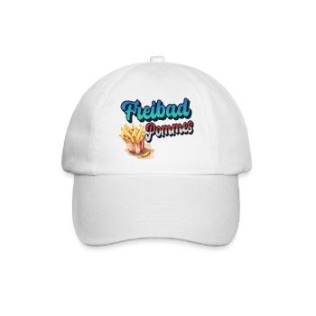 Freibad Pommes - Baseballkappe - Weiß/Weiß - Vorne