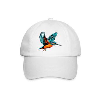 Eisvogel - Baseballkappe - Weiß/Weiß - Vorne