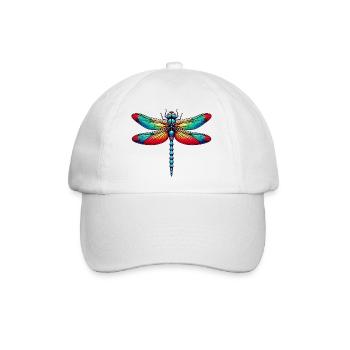 Libelle - Baseballkappe - Weiß/Weiß - Vorne