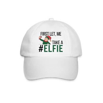 TAKE A #ELFIE - Baseballkappe - Weiß/Weiß - Vorne