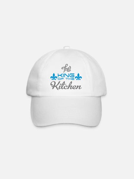 Lustige Geschenke für Männer die gut kochen - Baseballkappe - Weiß/Weiß