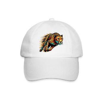 Gepard - Baseballkappe - Weiß/Weiß - Vorne