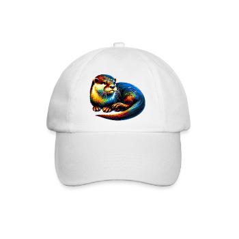 Otter - Baseballkappe - Weiß/Weiß - Vorne