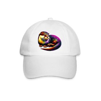 Otter - Baseballkappe - Weiß/Weiß - Vorne