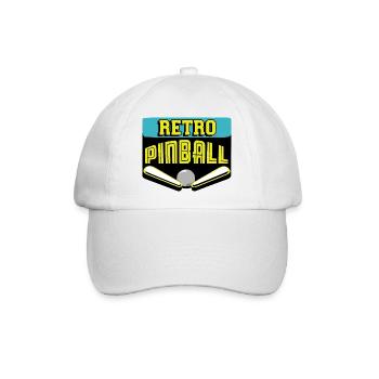 Retro-Flipper - Baseballkappe - Weiß/Weiß - Vorne