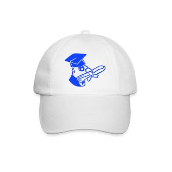 Taube Schulabschluss College Zertifikat Zeugnis - Baseballkappe - Weiß/Weiß - Vorne