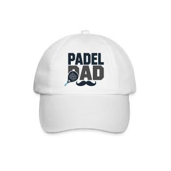 Padel-Vater - Baseballkappe - Weiß/Weiß - Vorne