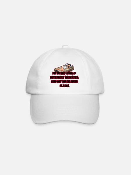 Die beste getestete Matratze - Baseballkappe - Weiß/Weiß