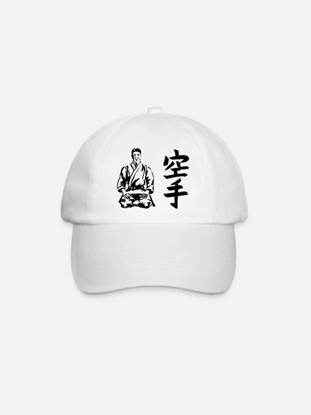 Karate - Baseballkappe - Weiß/Weiß