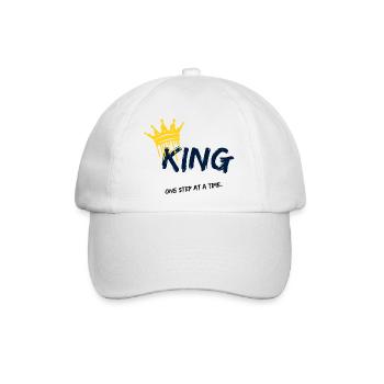 King Spray Krone Schwarz Blau - Baseballkappe - Weiß/Weiß - Vorne
