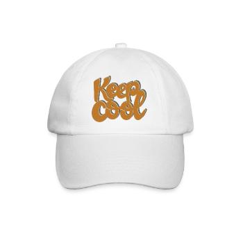 Keep cool - Baseballkappe - Weiß/Weiß - Vorne