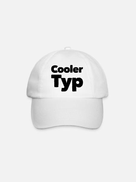 COOLER TYP - Baseballkappe - Weiß/Weiß