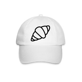 Halbmond - Baseballkappe - Weiß/Weiß - Vorne