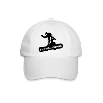 Snowboarding - Baseballkappe - Weiß/Weiß - Vorne