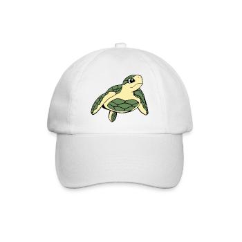 Schildkröten Schildkröten - Baseballkappe - Weiß/Weiß - Vorne