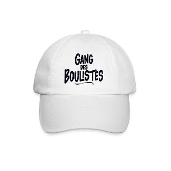 Pétanque, Pétanque-Fan, Bowler - Baseballkappe - Weiß/Weiß - Vorne