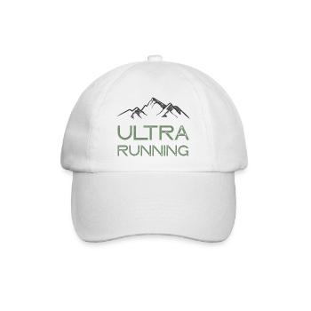 Ultra-Laufen - Baseballkappe - Weiß/Weiß - Vorne