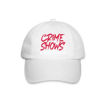 Krimi True Crime - Baseballkappe - Weiß/Weiß - Vorne