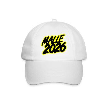 Malle 2026 - Baseballkappe - Weiß/Weiß - Vorne