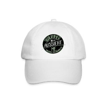Schlimmer als es aussieht, M.E.  - Baseballkappe - Weiß/Weiß - Vorne