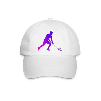 Die Floorballspieler und Floorball passen zusammen - Baseballkappe - Weiß/Weiß - Vorne