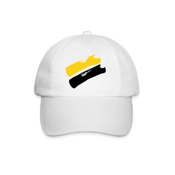 Sachsen-Anhalt Flagge - Baseballkappe - Weiß/Weiß - Vorne