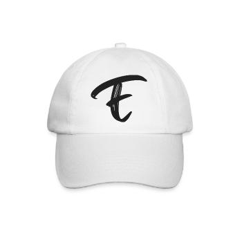 E - Baseballkappe - Weiß/Weiß - Vorne